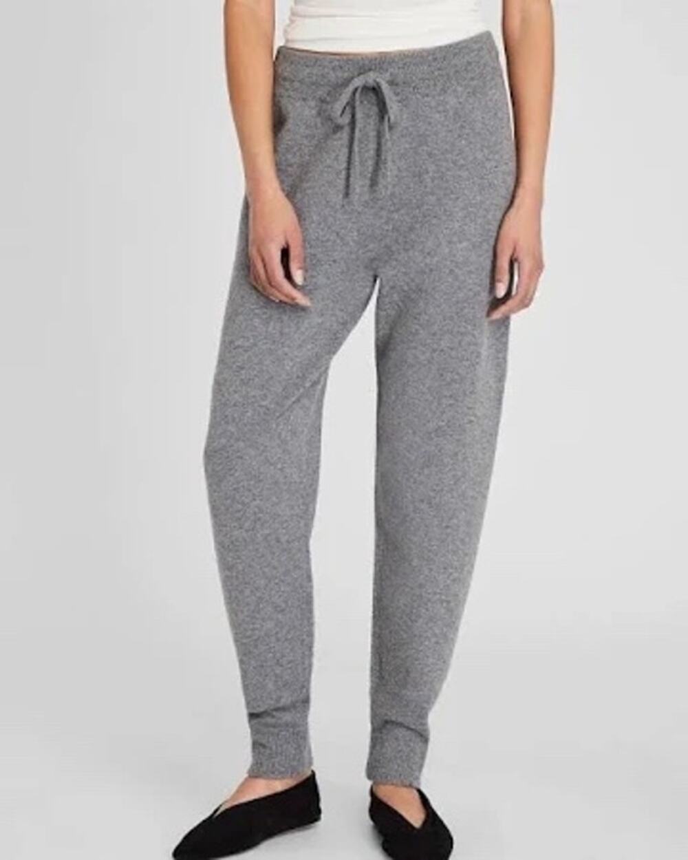 CLUB MONACO GREY CASHMERE PANTS SWEATPANTS JOGGERS M